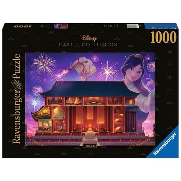 1000 bitars pussel - Ravensburger - Mulan - Disney Princess Castle Collection - Flerfärgad - 14 år gammal
