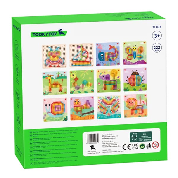 TOOKY TOY Pussel med Pinnar Pinnar Klättring