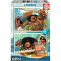 Miniatyrbild 1 av 3: Vaiana Pussel - EDUCA - 2x48 bitar - Tecknade serier och serier