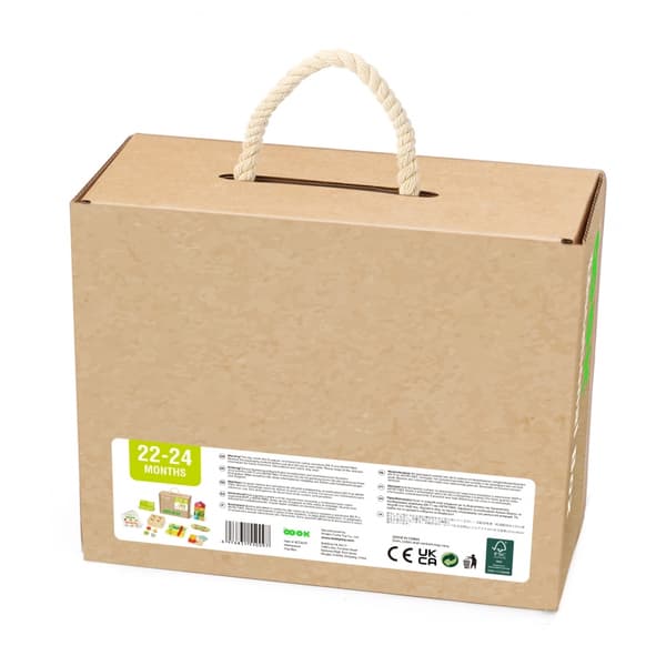 TOOKY TOY Låda XXL Montessori Pedagogisk Låda 7 i 1 Sensorisk 22-24 Månader