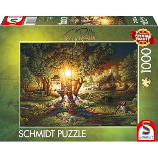 Pussel 1000 bitar - SCHMIDT - Fantastiskt vårljus - Terry Redlin - Flerfärgad - 12 år och uppåt