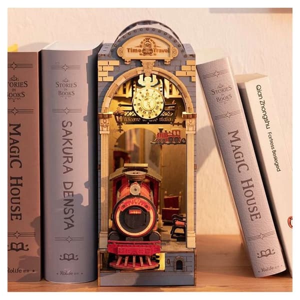 Robotime Time Travel 3D-pussel - DIY-hylldekoration - Flerfärgad