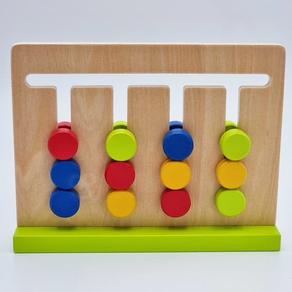 TOOKY TOY Logik Spel Tid Pusselfärger 30 Mönster 18 st.