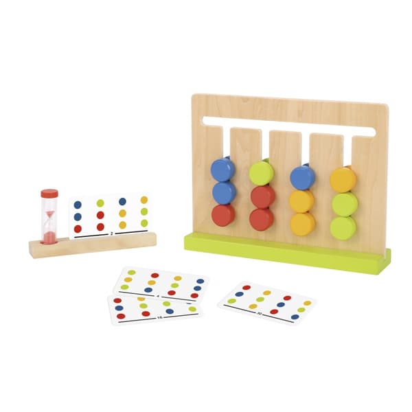 TOOKY TOY Logik Spel Tid Pusselfärger 30 Mönster 18 st.