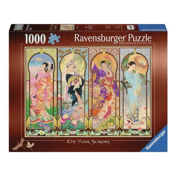 Ravensburger pussel de fyra årstiderna, 1000 st.
