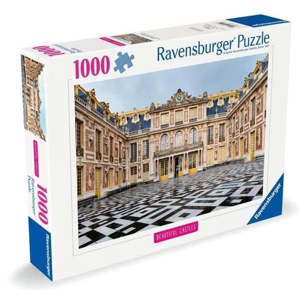 Pussel 1000 bitar Slottet i Versailles, Frankrike, Samling Huvudattraktion, från 14 år, Slott, 12001315, Ravensburger