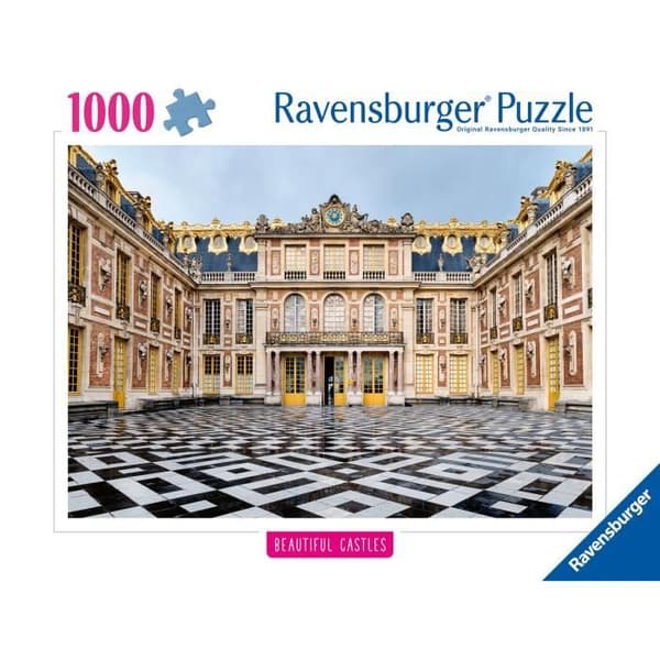 Pussel 1000 bitar Slottet i Versailles, Frankrike, Samling Huvudattraktion, från 14 år, Slott, 12001315, Ravensburger