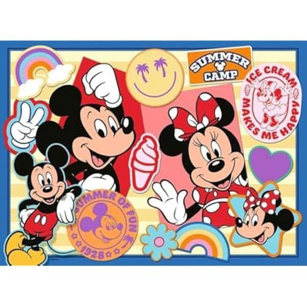 Pussel Barn - RAVENSBURGER - 200 bitar XXL - Mickey och Minnie - Utbildande - Flerfärgad