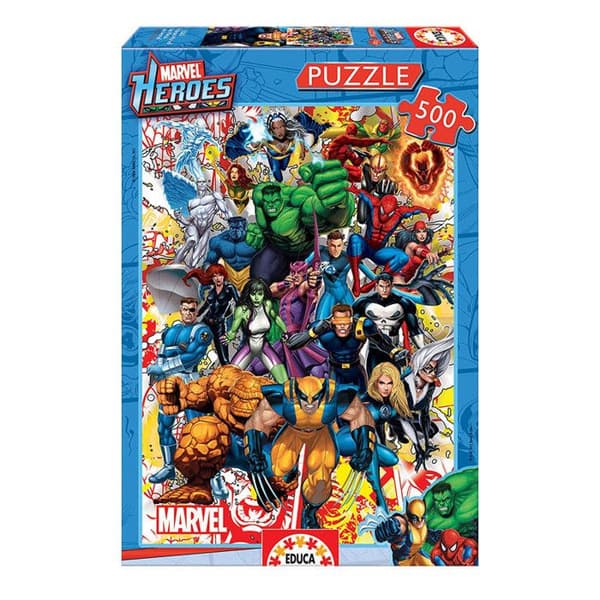 Marvel 500 bitars pussel - Educa - Marvel Heroes