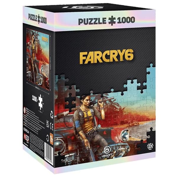 1000 bitars pussel - Ubisoft - Far Cry 6 - Dani - Affisch ingår - Bomullsväska