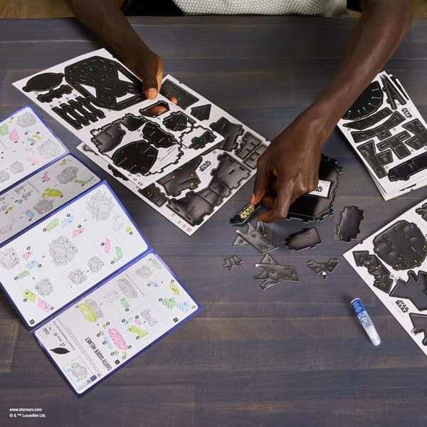 Spin Master Puzzle 4D Build Star Wars Star Wars Darth Vader-hjälm 3D-modell monterbar figur