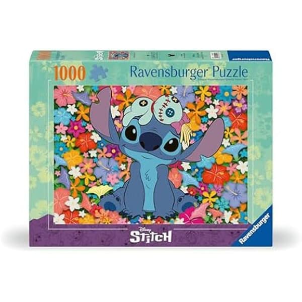 Ravensburger - Pussel för vuxna - Pussel 1000 bitar - Stitch och Souillon - Vuxna och barn från 14 år - Pussel av hög kvalitet