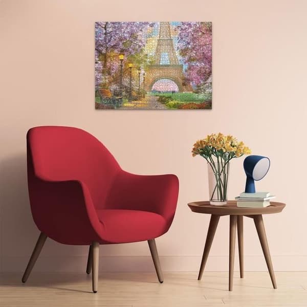 1500 bitars pussel Love in Paris, Vuxna &amp; barn från 14 år, Högkvalitativt pussel 80x60cm, 12000694, Ravensburger