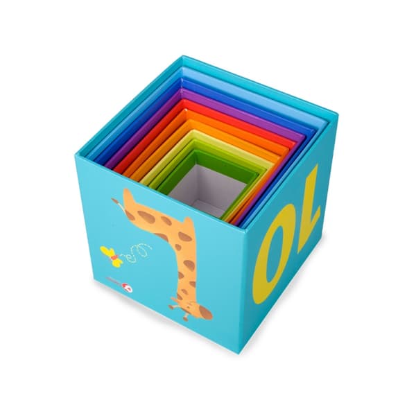 CLASSIC WORLD Magic Box Blokke Puslespil Tower Box Pædagogisk legetøj