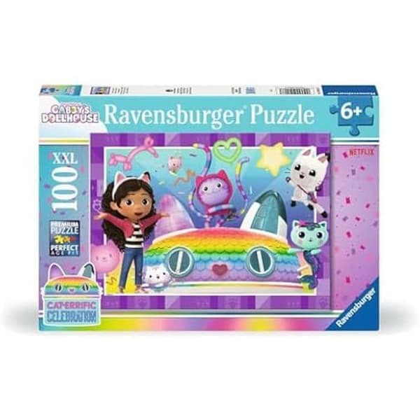 "Pussel Barn - RAVENSBURGER - Gabby's Dockhus - 100 XXL bitar - 49 x 36 cm - Från 6 år"