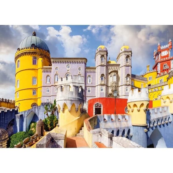 Pussel 1000 bitar Palácio Nacional da Pena, Portugal, Samling Höjdpunkt, från 14 år, Palats, 12001314, Ravensburger