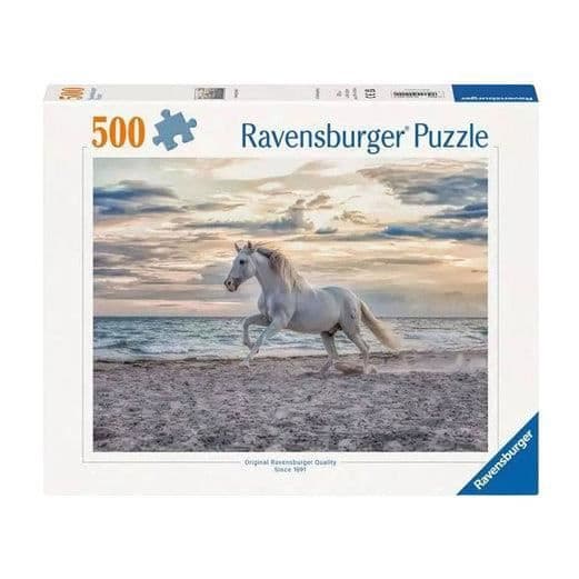 Ravensburger pussel häst på stranden, 500e.