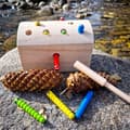 Miniatyrbild 3 av 6: MONTESSORI EDUCATIONAL TRÄ FÄRDIGHETSSPEL