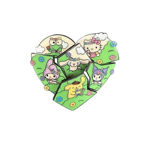 Pins Loungefly - Hello Kitty & Vänner - Puzzle Blomsterkrans