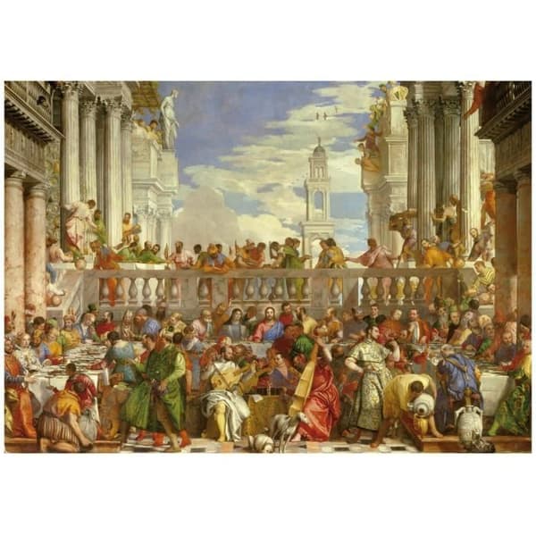 Pussel 4000 bitar - EDUCA - Bröllopet i Kana, Paolo Veronese - Tavlor och målningar - Vuxen - Inomhus