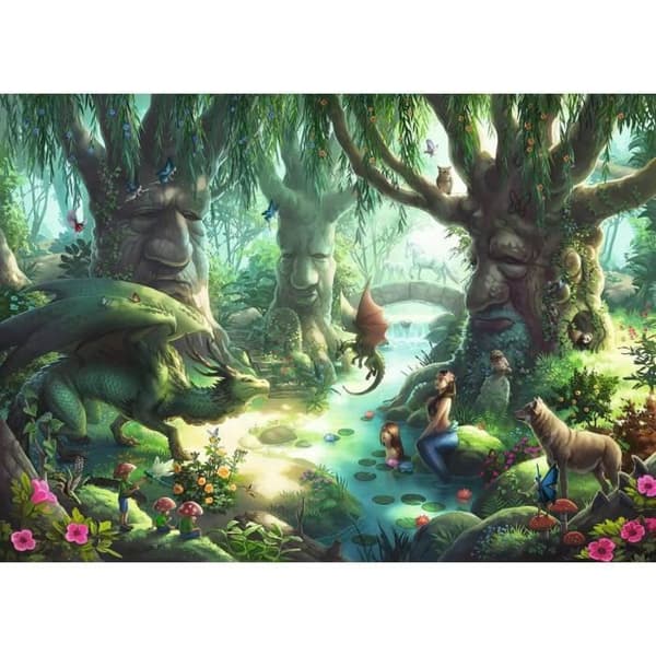 Escape Puzzle - Ravensburger - Den magiska skogen - Landskap och natur - 368 bitar - Blandat