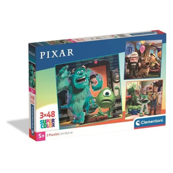 CLEMENTONI - 3x48 bitar - Disney Pixar