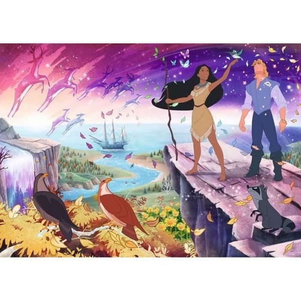 Pussel - Pussel 1000 bitar Ravensburger Disney, Pocahontas (70x50cm)