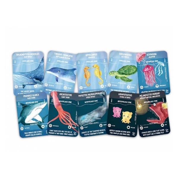 Hape Glow In The Dark Pussel - Ocean Life - 100-200 bitar - För barn från 6 år och uppåt