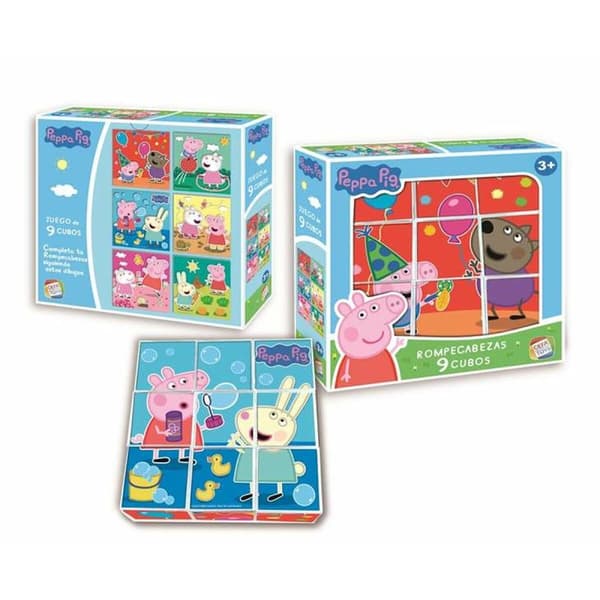 Pussel Peppa Pig 9 Delar 20 x 20 x 5 cm