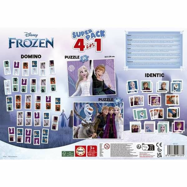 Skicklighet spel Frozen 4-i-1
