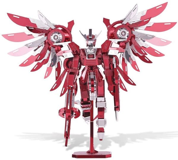 Piececool 3D Metallpussel för vuxna, Duvande Vingar Figur Mecha Modellkit Stål Metall 3D Modellbyggblock, Hjärngympa D