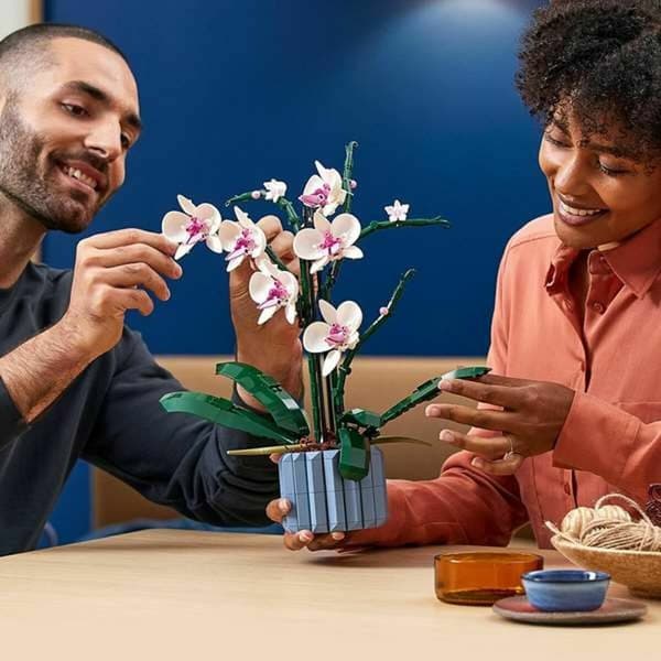 Byggsats Lego 10311 ORQUÍDEA Blå Multicolour 608 Delar