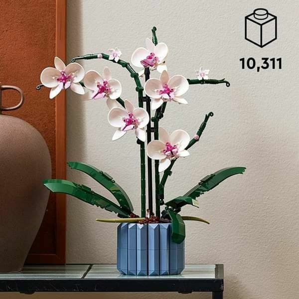 Byggsats Lego 10311 ORQUÍDEA Blå Multicolour 608 Delar