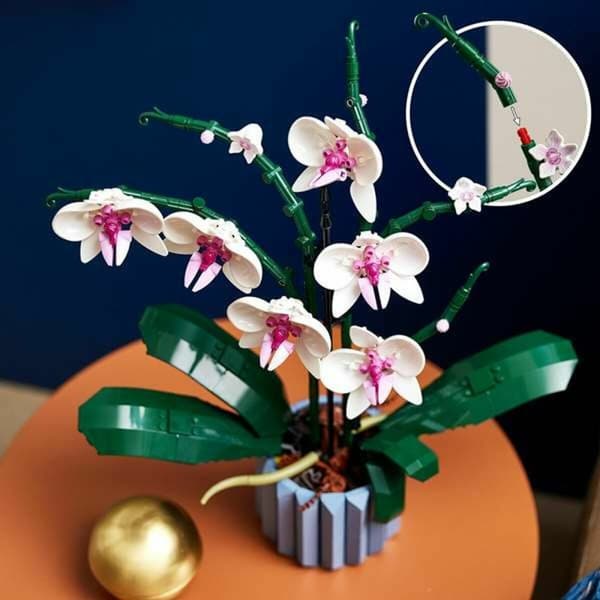 Byggsats Lego 10311 ORQUÍDEA Blå Multicolour 608 Delar