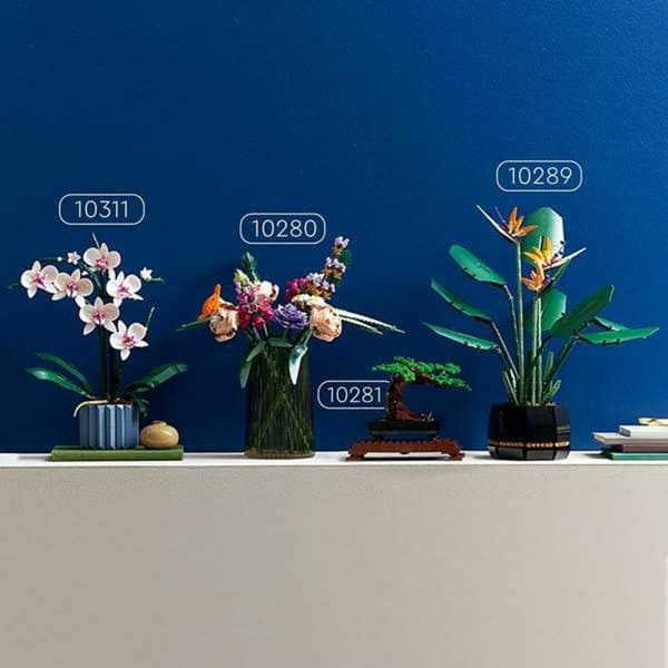 Byggsats Lego 10311 ORQUÍDEA Blå Multicolour 608 Delar