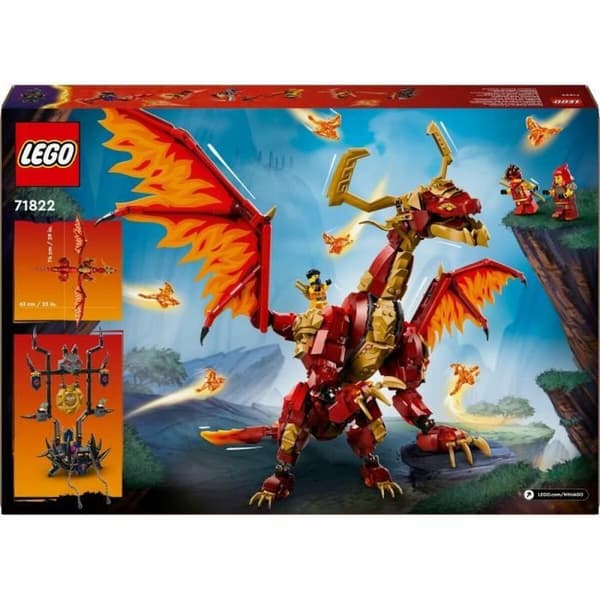 Byggsats Lego Fuente Dragón de Movimiento Multicolour
