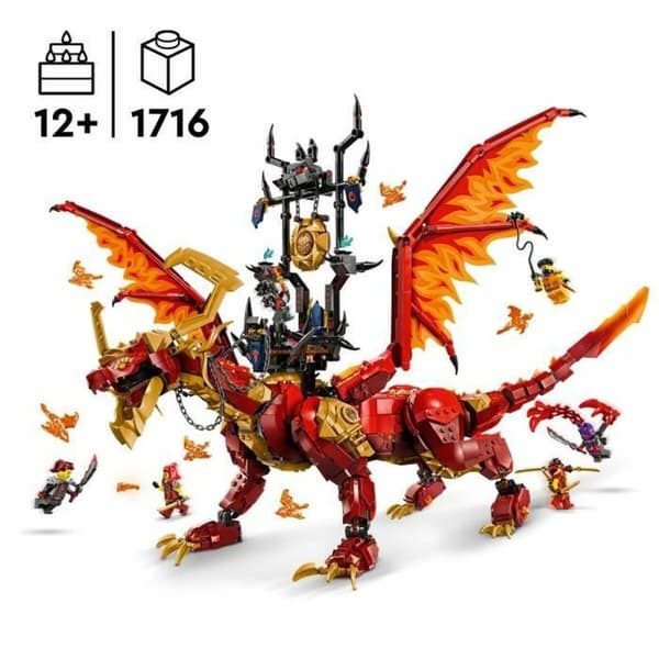Byggsats Lego Fuente Dragón de Movimiento Multicolour