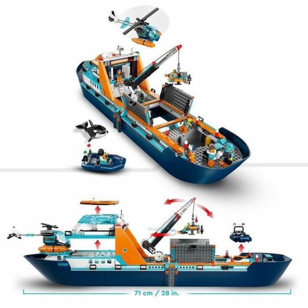 Byggsats Lego 60368 BARCO EXPLORADOR ÁRTICO Multicolour
