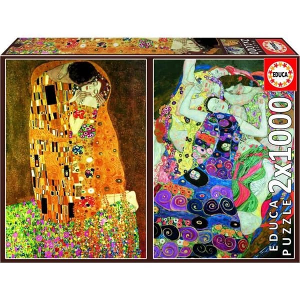 1000 bitars pussel Gustav Klimt - EDUCA - Målningar och tavlor