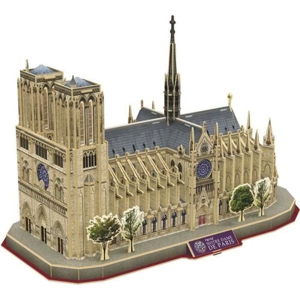 Puzzle 3D - Notre Dame De Paris - Byggspel - EXPLORA - 128 bitar - Från 8 år