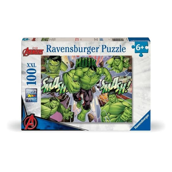 Pussel 100 bitar XXL: Den otroliga Avenger Hulk