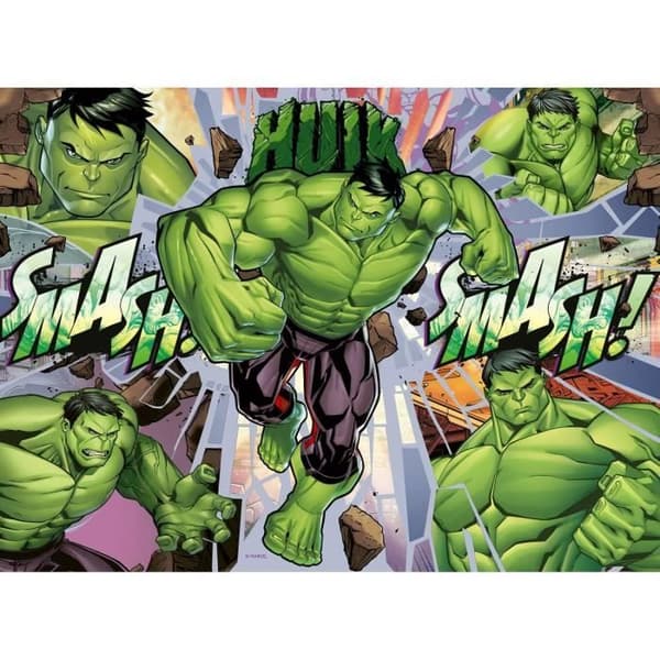 Pussel 100 bitar XXL: Den otroliga Avenger Hulk
