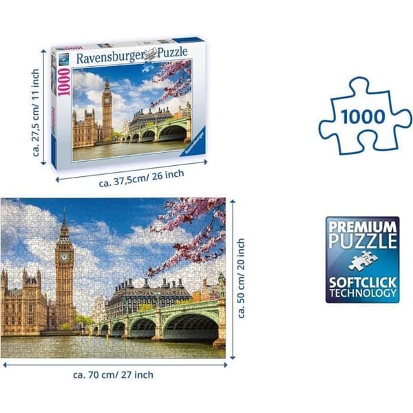 Pussel Big Ben London 1000 bitar