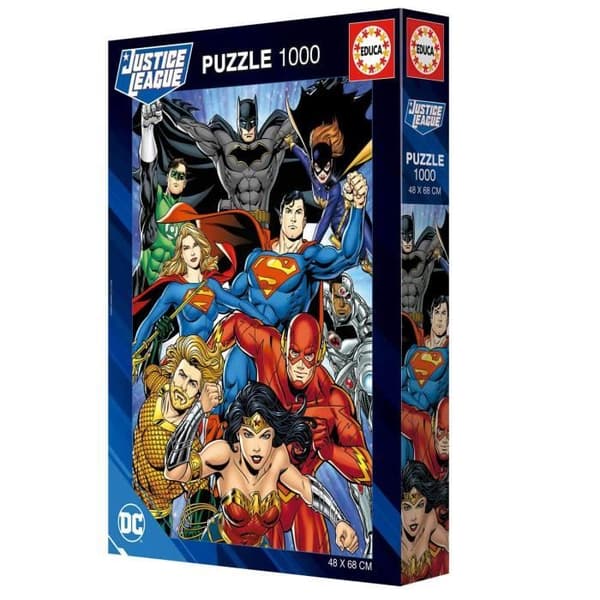 Pussel 1000 bitar - EDUCA - DC Comics Justice League - 49x68 cm - Från 15 år - Både för killar och tjejer