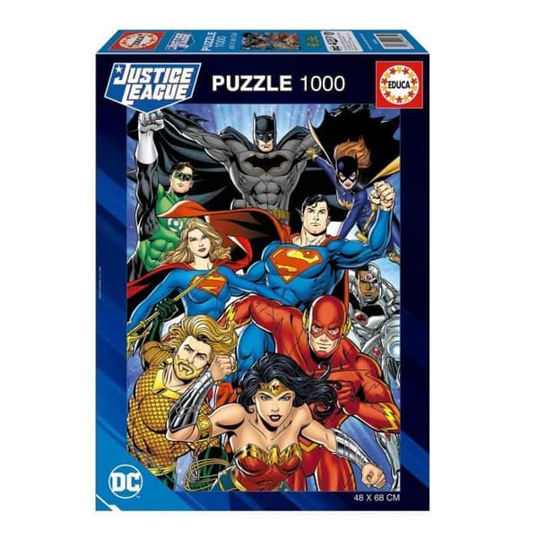 Pussel 1000 bitar - EDUCA - DC Comics Justice League - 49x68 cm - Från 15 år - Både för killar och tjejer