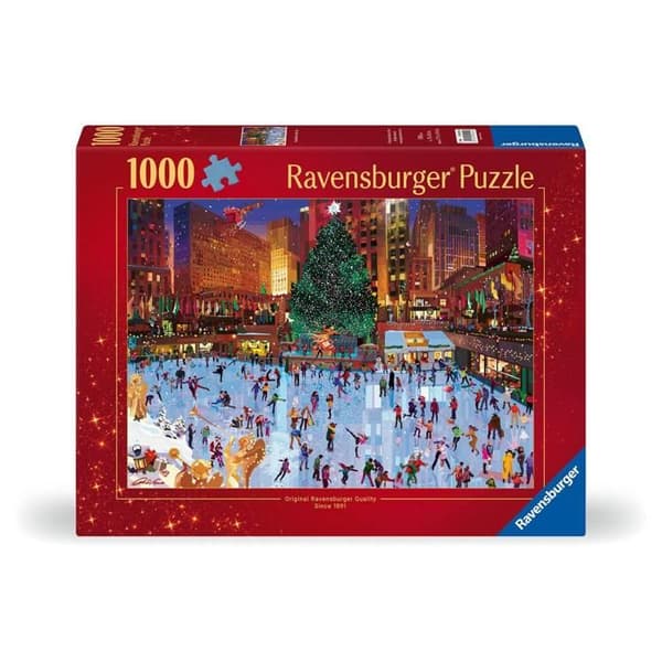 Pussel med 1000 bitar: Jul på Rockefeller Center