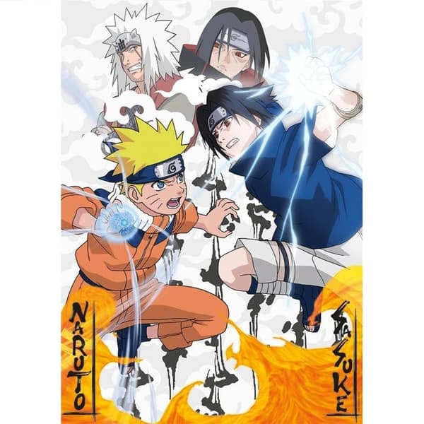 Pussel med 1000 bitar: Naruto vs Sasuke
