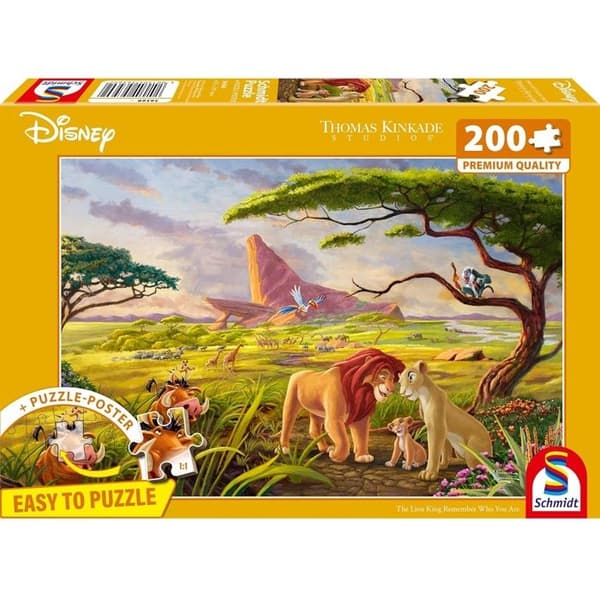 Pussel 200 bitar Le Roi Lion -