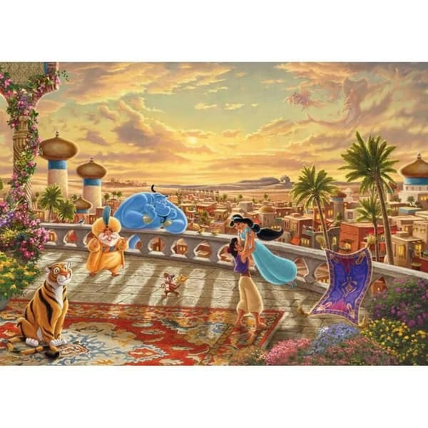 Pussel 1000 bitar: Disney, Jasmine Dansar i öknen