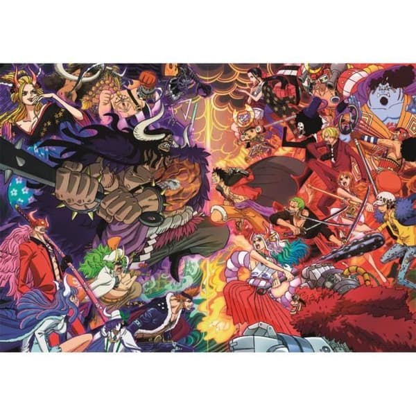 1000 bitars pussel - Clementoni - Impossible: One Piece - Vit - Från 12 år